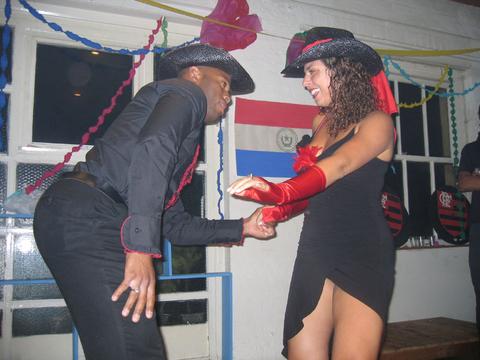 Salsa Show, Private party, London. 2004